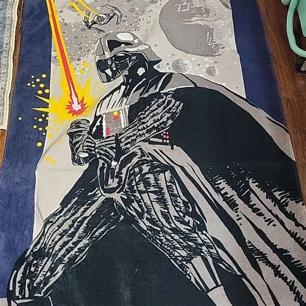 Pottery Barn Kids Darth Vader Star Wars Beach Towl